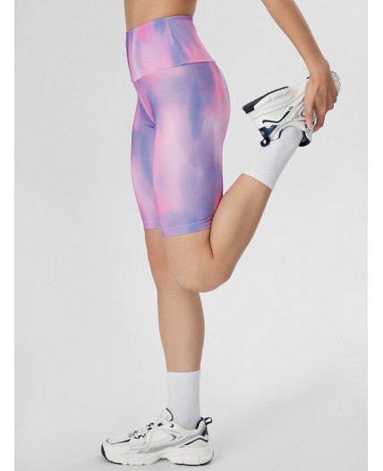 Шорты фиолетовый тай-дай