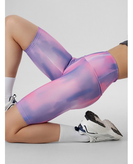 Шорты фиолетовый тай-дай