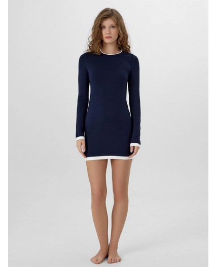 Платье т.синий