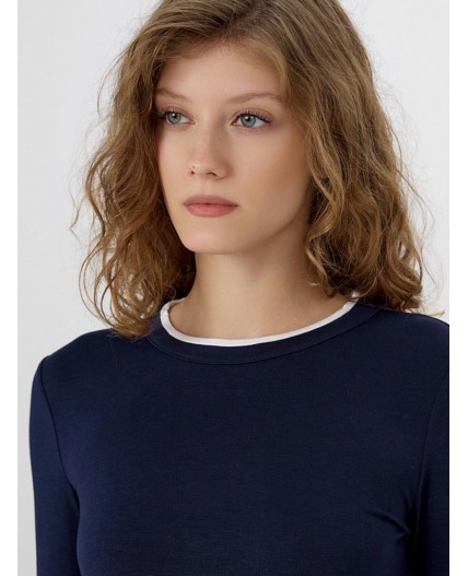 Платье т.синий