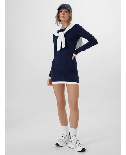 Платье т.синий