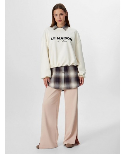 Брюки бежевый