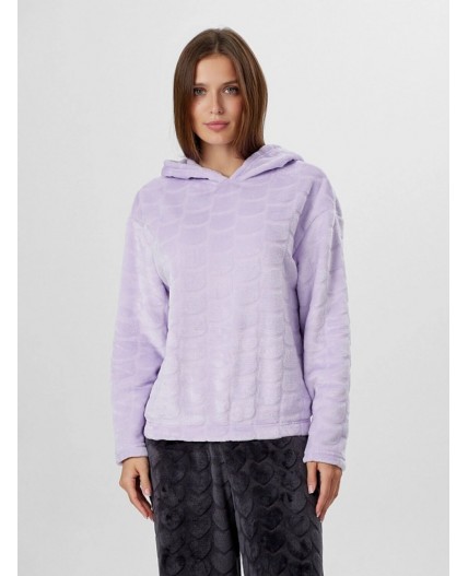 Худи лиловые котики