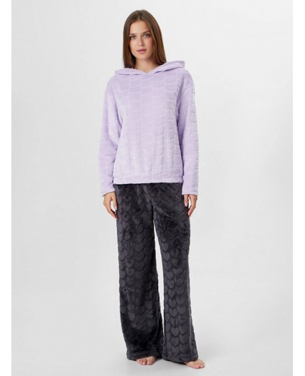 Худи лиловые котики