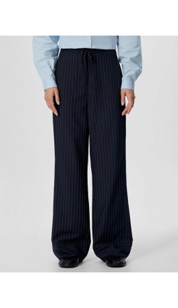 Брюки сине -белая полоска