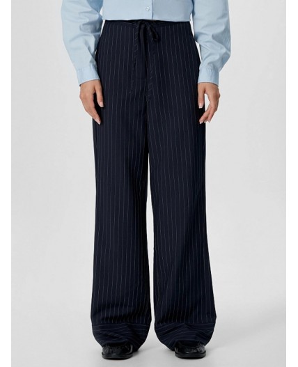 Брюки сине -белая полоска