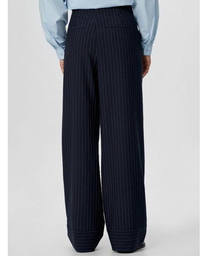 Брюки сине -белая полоска