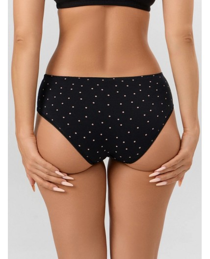 Трусы горошек на черном2