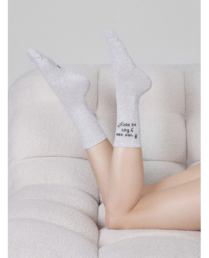 Носки св.серый меланж