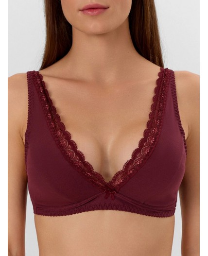 Бюстгальтер бургундское вино
