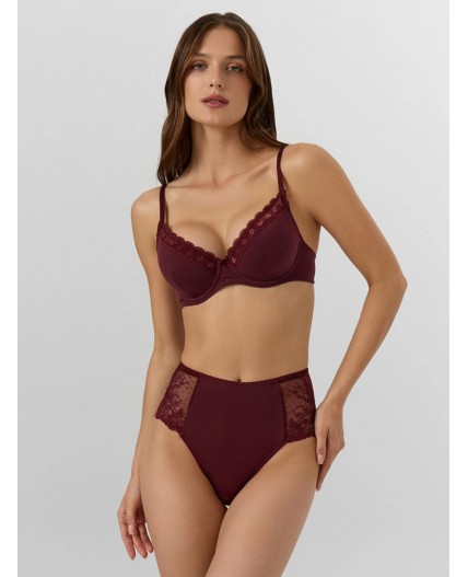 Бюстгальтер бургундское вино
