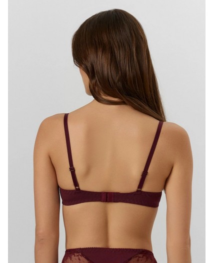 Бюстгальтер бургундское вино