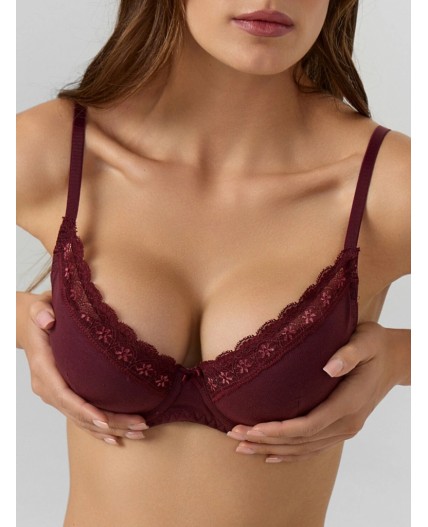 Бюстгальтер бургундское вино
