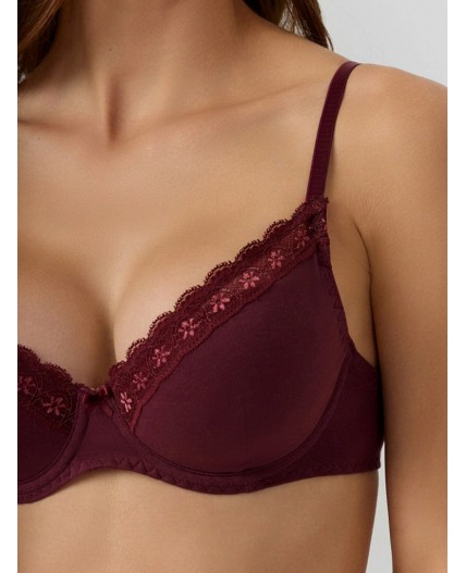 Бюстгальтер бургундское вино