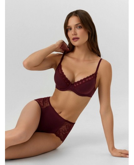 Бюстгальтер бургундское вино
