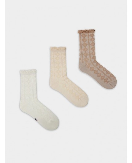 Носки молочный /нюдовый /капучино/