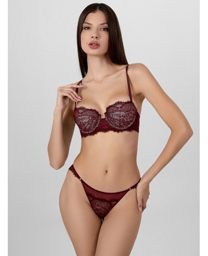 Бюстгальтер бургундское вино