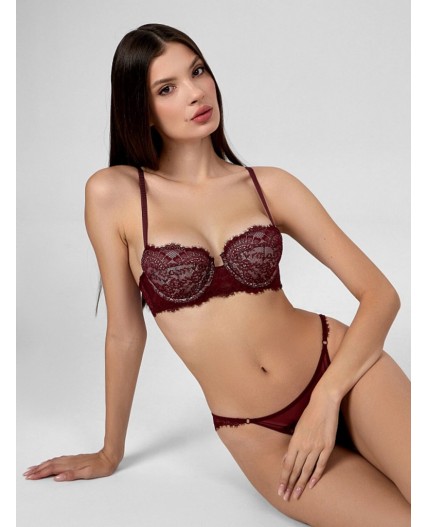 Бюстгальтер бургундское вино