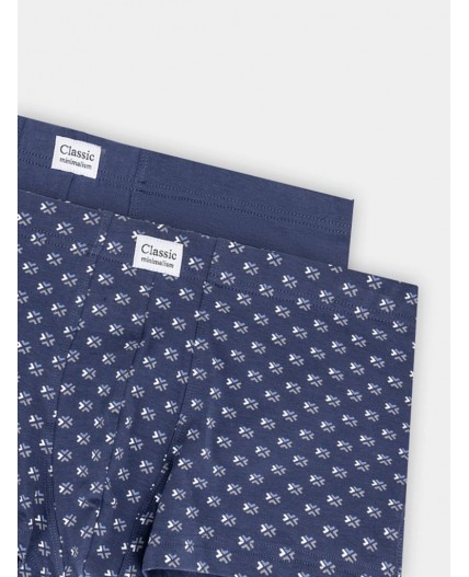 Трусы узор на джинсовом +джинсовый