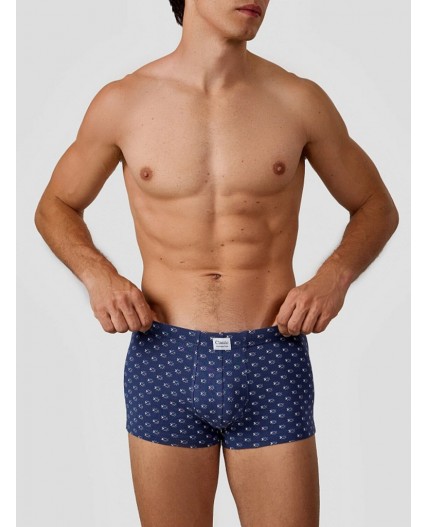 Трусы узор на джинсовом +джинсовый