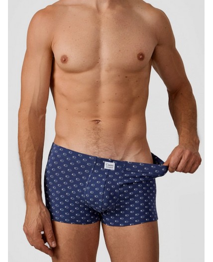 Трусы узор на джинсовом +джинсовый