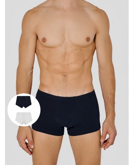 Трусы т.синий +серый меланж 4306А