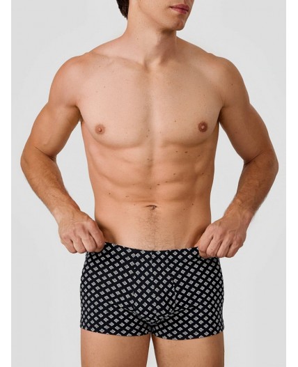 Трусы узор на черном