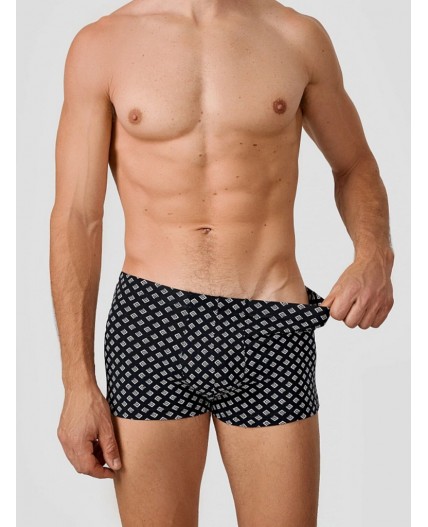 Трусы узор на черном