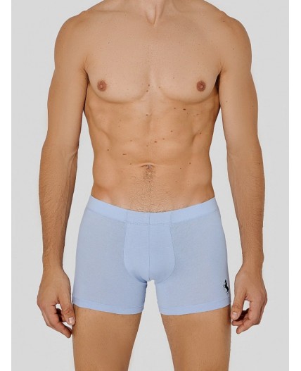 Трусы св.голубой +печать