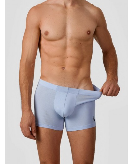 Трусы св.голубой +печать