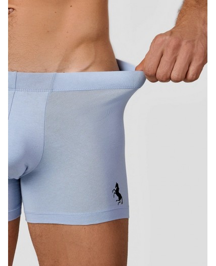 Трусы св.голубой +печать