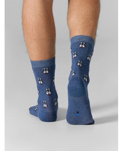 Носки св.джинсовый меланж