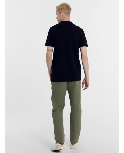 Футболка двухцветный черный