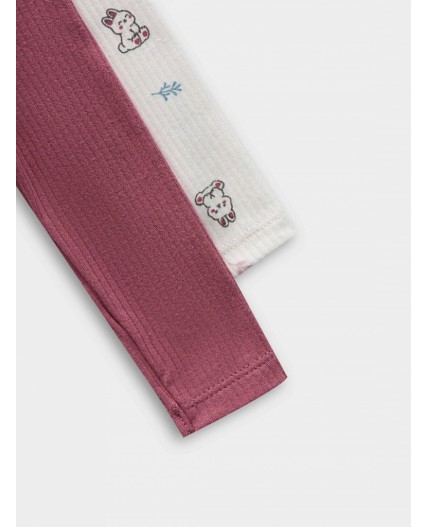 Боди зайчики на зв.белом +дымчатая роза