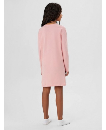 Сорочка пыльная роза +печать