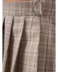 Юбка коричневая клетка