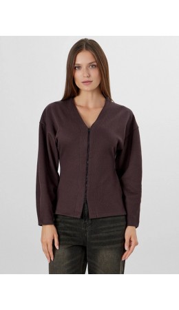 Жакет коричневый