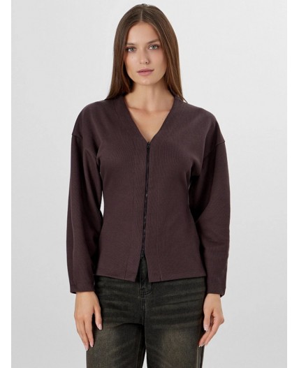 Жакет коричневый