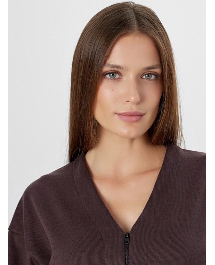 Жакет коричневый