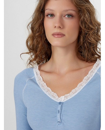 Джемпер т.голубой