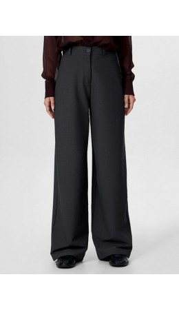 Брюки т.серый меланж