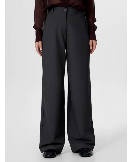 Брюки т.серый меланж