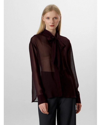 Блузка коричневый