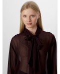 Блузка коричневый