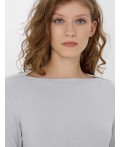 Джемпер серый меланж 4306-А-1