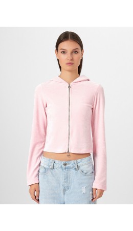 Толстовка розовый нектар