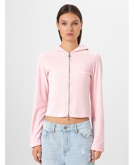 Толстовка розовый нектар