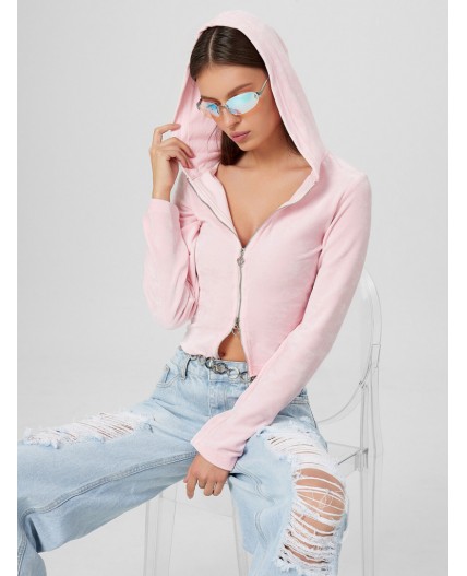 Толстовка розовый нектар