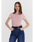 Футболка пыльный розовый