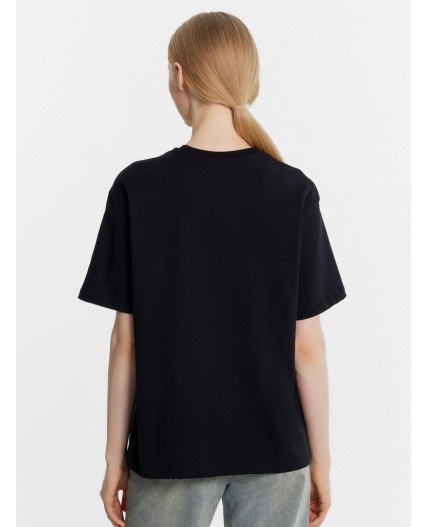 Футболка черный +печать17